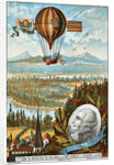 First attempt by Guyton de Morveau to direct a balloon, Dijon, France, 1784 (1890s). by Anonymous