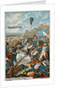 The balloon Entreprenant, flown by Coutelle, at the Battle of Fleurus, 1794 (1890s) by Anonymous