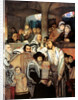 Jews praying in the Synagogue on Yom Kippur, 1878. by Maurycy Gottlieb