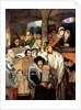 Jews praying in the Synagogue on Yom Kippur, 1878. by Maurycy Gottlieb