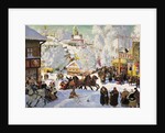 Shrovetide, 1919. by Boris Mikhajlovich Kustodiev