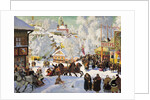 Shrovetide, 1919. by Boris Mikhajlovich Kustodiev