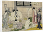 The Bathhouse Women, 1790s. by Torii Kiyonaga