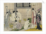 The Bathhouse Women, 1790s. by Torii Kiyonaga