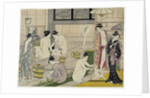 The Bathhouse Women, 1790s. by Torii Kiyonaga