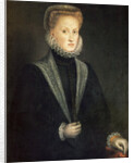 Anna of Austria, Queen consort of Philip II of Spain and Portugal, 1573. by Sofonisba Anguissola