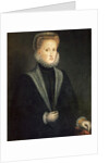 Anna of Austria, Queen consort of Philip II of Spain and Portugal, 1573. by Sofonisba Anguissola