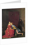 Paolo and Francesca, 1819. by Jean-Auguste-Dominique Ingres