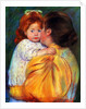 Maternal Kiss, 1896. by Mary Cassatt