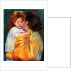 Maternal Kiss, 1896. by Mary Cassatt