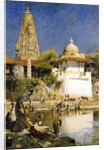 Banganga Tank and Walkeshwar Temple at Bombay, 1890s. by Edwin Lord Weeks