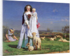 The Pretty Baa-Lambs, 1859. by Ford Madox Brown
