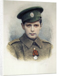 Tsarevich Alexei as a lance-corporal of the Russian Army, 1917 by Anonymous
