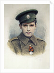 Tsarevich Alexei as a lance-corporal of the Russian Army, 1917 by Anonymous