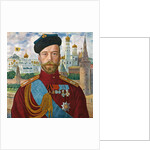 Tsar Nicholas II of Russia, 1915. by Boris Mikhajlovich Kustodiev