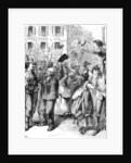 Defence of Paris: students going to man the barricades, Franco-Prussian War, 1870 by Frederick Barnard