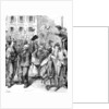 Defence of Paris: students going to man the barricades, Franco-Prussian War, 1870 by Frederick Barnard