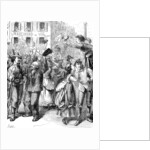 Defence of Paris: students going to man the barricades, Franco-Prussian War, 1870 by Frederick Barnard