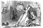 A scene from Trial by Jury, 1875 by David Henry Friston