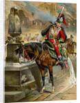 Book illustration, 1896. by Franz Gottfried