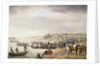 Italian Corps of Eugene de Beauharnais Crossing the Niemen on 30 June 1812, (1815). by Albrecht Adam