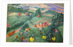 Midday, 1917. by Kuz'ma Petrov-Vodkin