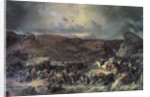 Army of Alexander Suvorov crossing the St Gotthard Pass, September 1799 (19th century). by Alexander von Kotzebue