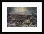 Army of Alexander Suvorov crossing the St Gotthard Pass, September 1799 (19th century). by Alexander von Kotzebue
