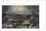 Army of Alexander Suvorov crossing the St Gotthard Pass, September 1799 (19th century). by Alexander von Kotzebue