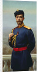 Tsar Nicholas II of Russia with the Cross of Saint Vladimir, 1905 by Genrich Maniser