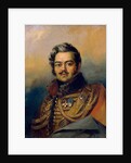 Denis Davydov, Russian soldier and poet, c1828. by George Dawe