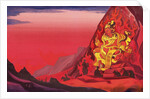 Command of Rigden Djapo, 1933. by Nicholas Roerich