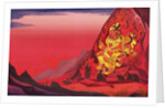 Command of Rigden Djapo, 1933. by Nicholas Roerich