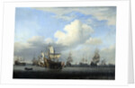 The captured Swiftsure, Seven Oaks, Loyal George and Convertine..., c1666 by Willem van de Velde the Younger