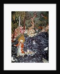 The prophet Elijah rescuing Prince Nur ad-Dahr, 1562-1577. by Mir Sayyid Ali