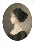 Tsarina Elizabeth Alexeievna of Russia, 1824. by Jean-Henri Benner