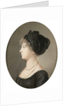 Tsarina Elizabeth Alexeievna of Russia, 1824. by Jean-Henri Benner