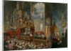 The crowning of Tsarina Maria Alexandrovna of Russia, Moscow, 1856. by Mihály Zichy