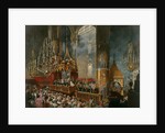 The crowning of Tsarina Maria Alexandrovna of Russia, Moscow, 1856. by Mihály Zichy