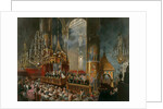 The crowning of Tsarina Maria Alexandrovna of Russia, Moscow, 1856. by Mihály Zichy