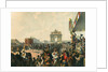 Triumphal entry of their Majesties Alexander II and Maria Alexandrovna into Moscow, 1856. by Mihály Zichy