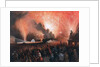Coronation fireworks in Moscow, 1856. by Pharamond Blanchard