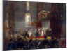 Homage from the Imperial Family to Tsar Alexander II, Moscow, 1856. by Mihály Zichy