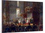 Homage from the Imperial Family to Tsar Alexander II, Moscow, 1856. by Mihály Zichy