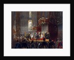 Homage from the Imperial Family to Tsar Alexander II, Moscow, 1856. by Mihály Zichy