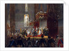Homage from the Imperial Family to Tsar Alexander II, Moscow, 1856. by Mihály Zichy
