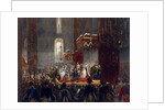 Homage from the Imperial Family to Tsar Alexander II, Moscow, 1856. by Mihály Zichy