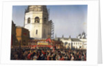 Procession after the coronation of Tsar Alexander II of Russia, Moscow, 1856. by Jean Sorieul