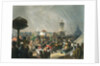 Public festivities following the coronation of Tsar Alexander II, Khodynka Field, Moscow, 1856. by Mihály Zichy