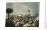 Public festivities following the coronation of Tsar Alexander II, Khodynka Field, Moscow, 1856. by Mihály Zichy